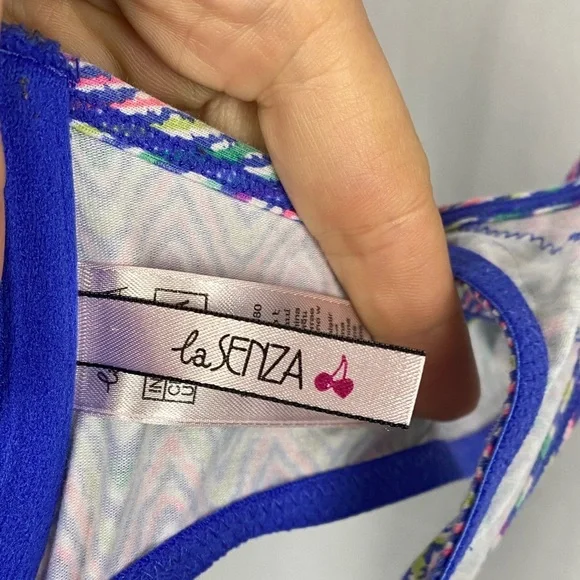 La Senza Push-Up Bra – Multicolor Chevron Print – Size 36A - Picture 5 of 9